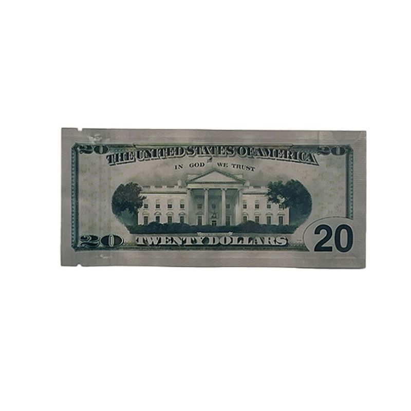 3.5g Money Design Mylar Bags | Cannabis Flower Packaging